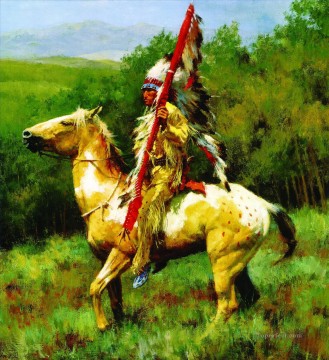 Animal Painting - kartiny indeycy severnoy ameriki caballos